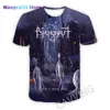 Erkek Tişörtler Mağaralar 3d Baskılı Psychonaut 4 Rock Tasarruf T-Shirts Hip Hop Tee Tests Harajuku Stys Üstler Giyim 0301H23