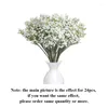 Fleurs décoratives bébés artificiels souffle faux bouquets de plantes de gypsophile pour la décoration de fête de mariage maison jardin bricolage 5/10 pièces