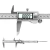 Vernier Calipers 8 "200mm Digital Stains Steel LCD مع تجزئة Box 230227