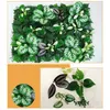 Dekorativa blommor 3D Artificial Plant Wall Panel Greenery Hedegs For Party Home Lawns Wedding Decor