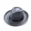 Cappello Fedora Cappelli in Feltro Donna Uomo Cappellino Fedora a Tesa Larga Cappellino Jazz Trilby Donna Uomo Cappellini