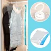 Sacos de armazenamento pendurado no vácuo economizador para economizar roupas de traje de vestuário