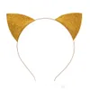 Kafa bandı yeni moda kız bebek kedi kulakları çocuk saç band başlık çocuk aksesuarları drop dağıtım ürünleri dhvid