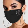 Máscaras de bicicleta máscaras moda moda shellling shinestone jóias máscara elástica de máscara mágica Mágica lençóis reutilizáveis ​​máscaras faciais máscaras bandana máscara de cabeça t2302228