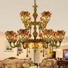 Pendant Lamps Baroque Tiffany Chandelier Vintage Restaurant El Bar Lights