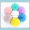 samochód DVR Inne modne akcesoria 8cm Faux Rabbit Fur Fur Ball Pomp POM Puszysty pompom majster