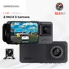 تحديث 3 عدسة كاميرات 2.0 بوصة Car DVR Dash Cam HD 1080p Dash Camera Camera Dual Lens Recorder Black Box Dashcam Mirror for Tax Uber Car DVR