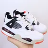 Jumpman 4S Kids Basketball Shoes Black White Pink 4 Boy Boy Girl Sneaker Toddlers Fashion Baby Trainers Children Footic Athletic Outdoor Eur 25-35 Y66