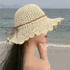 Chapeaux à large bord simple fille chapeau de soleil large bord Floppy chapeaux d'été pour femmes plage Panama paille seau chapeau ombre chapeau femmes chapeaux G230227