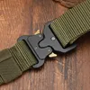 Bälten 125140Long Big Size Belt Male Tactical Military Canvas Belt Outdoor Tactical Belt Men's Military Nylon Belts Army Ceinture Hom5 Z0228