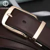 Belts Men Reversible Dress Belts Casual High Quality Belt Genuine Leather Belt Male Vintage Luxury Coolerfire HQ108 Z0228