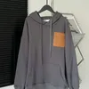 Herren-Kapuzenpullover, Sweatshirts, Designer-Kapuzenpullover in Übergröße, Pullover, neuer Pu-Leder-Taschenpullover, luxuriöser Kapuzenpullover, modisches loses Sweatshirt, Damen-Jackenmantel, 4XL CLBX