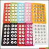 car dvr Other Pu Leather 18Mm 12Mm Snap Button Display For 24Pcs Snaps Storage Jewelry Soft Displays Holder Drop Delivery Packaging Dhi3O