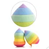 Sponges Applicators Cotton Cute Makeup Sponge Blender Rainbow Gourd Waterdrop Foundation Powder Cosmetic Puff Tools Face Exfoliat Dhm9U