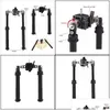 모드 액세서리 v10 전술 삼각대 브래킷 금속은 왼쪽과 오른쪽 회전 mtifunction telescopic bipod 20 dhgzb를 스윙 할 수 있습니다.