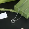 Pendant Necklace Luxury Designer smycken halsband gåva klassiska hjärtkvinnor herr mode g silver lyxig designer smycken 2023