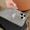 Projektant Bling Glitter Phone Fase na iPhone 14 14pro 13 Mini 13pro 12 12 Mini 12Pro 11 Pro Max Xs XR 8 7 Plus Ren Kamienne Patter