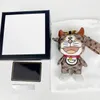 Designer G brand Japanese Cartoon Animal Creative Key Chain Doraemon Accessories Key Ring PU Leather Letter Pattern Car Keychain Jewelry Gifts Accessories