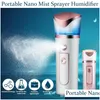 Andra hudvårdsverktyg Portable Nano Facial fuktgivande Handy Atomization Mister Fuidifier Cleanser Mist Spray Face Drop Delivery H DHL9E