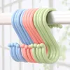 Hooks Portable Multi-Purpose Kitchen Drabla Home Organizer S Shape Plastic Clothing Rack Baby Barnvagn Hanger L Size