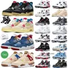 2024 Chaussures de basket-ball Military Black Cat Hommes Femmes Jumpman 4S 4 University Blue Sail Red Thunder White Oreo Infrared Lightning Cool Grey