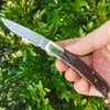 Special Offer H2377 Pocket Folding Blade Knife 67 Layers VG10 Damascus Steel Blade Ebony wtih Brass Handle Outdoor Camping Hiking EDC Folder Knives