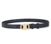 Fashion Designer Genuine Leather Belts For Womens Mens Casual Waistband Womens Gold Smooth Buckle Cowskin Belt Ladies Ceinture Girdle 90-115cm