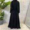 Etniska kläder Senaste högkvalitativa 2 -bitars klänning för muslimska kvinnor Robe Femme Hiver Fashion Beautiful Musulman Ensembles
