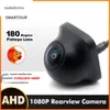 تحديث SMARTOUR AHD Night Vision Monitor Car Care Camera Auto 2K 180 درجة الظهر الكاميرا العكسية الكاميرا Fisheee مساعدة وقوف السيارات DVR