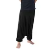 Pantalon pour hommes garçon 12 Bloomers taille cordon décontracté respirant haute élasticité Yoga barboteuses amples pantalons pour hommes