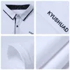 Polo's voor heren 5xl polo shirt kraag heren plus maat 3xl 4xl herfst knop merk mannen polo shirt lange mouw casual mannelijke shirt jurk polo shirts 230228