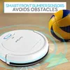 Pure Clean Automatic Robot Vacuum Cleaner Lithium Battery 90 Min Run Time & Self Path Navigation