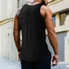 T-shirts pour hommes Coton Workout Gym Débardeur Hommes Muscle Sans Manches Sportswear Chemise Stringer Mode Vêtements Bodybuilding Singlets Fitness Gilet 230227