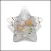 Other Resin Snap Button Jewelry Components Colorf Fivepointed Star 18Mm Metal Snaps Buttons Fit Bracelet Bangle Noosa Sh005 Drop Del Dhfto