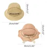 Hats Baby Bow Straw Hat Infant Wide Brimmed Sunhat Princess Summer Beach Bonnet Cap