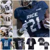 NEUE Fußballtrikots Fußballtrikots Rice Owls Fußballtrikot NCAA College 14 Tom Stewart 1 Aston Walter 2 Brad Rozner 10 Austin Trammell 55 Blaze Alldredge 5