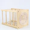 Jewelry Stand Rotating Wooden Earring Holder For Store Display Necklace Organizer Tray Showcase Storage Box 230228