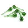 Kroonluchter kristal 16x60 mm/20x80 mm groen donker glas prisma regendruppels moderne hangers verlichtingsonderdelen voor huizendecoratie