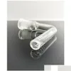 Rookpijpen Andere accessoires Glas Bong Hookah Downstem 90 graden 14 mm voor beker Waterdruppel levering Home G Dhog6