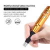 문신 기계 Aimoosi Tattoo Microblading Eybrow Lip Universal Traditonal Machine Pen Pen Beedle Professional Permanent Body Art Supplies 230227