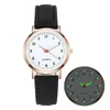 Wristwatches Fashion Casual Simple Digital Retro Frosted Leather Small Fresh With Luminous Watch Ladies Quartz Luxury Women