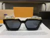 Fashion Classic 0523 Солнцезащитные очки для мужчин Металлический квадратный золотой рамка UV400 Unisex Vintage Style Отношение солнцезащитные очки защита очки