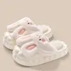 Slippers Cute Funny Cartoon Rabbit Women Slipper Women Lovers Waterproof Slipper Detachable Liner Home Slippers Indoors Flip Flops Shoes Z0215