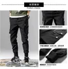 Pantalons pour hommes hiver hommes plus velours Cargo pantalon multi-poches sarouel Joggers hommes Streetwear chaud épais pantalons décontractés hommes pantalons de sport 230228