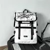 Backpackbackpack Men's New Korean Fashion Student Bag stor kapacitet utomhus fritidsresor ryggsäck 230228