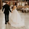 Abito da sposa altri abiti a filo stringa a valotti di tulle a valotti di tulle industriali taglie forti aperti gossamer gossamer asimmetrica pallgo da sposa