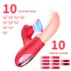 Vibratorer rose vibrator leksak dildo för kvinnlig klitstimulator suger vibratornippel tunga slickar avsugning onanator sex leksaker för kvinnor 230228