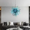 Modern Farmhous Chandelier Indoor Pendant Light for Living Dinning Room Hanging Fixture Murano Style Glass Chandelier Linear Customized Accepted LR434