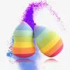 Sponges Applicators Cotton Cute Makeup Sponge Blender Rainbow Gourd Waterdrop Foundation Powder Cosmetic Puff Tools Face Exfoliat Dhm9U