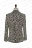 Men's Suits Blazers 2023 Fashion Casual Boutique Business Leopard Printed Lapel Dress Wedding Groom 2 Pieces SetJacketPants 230227